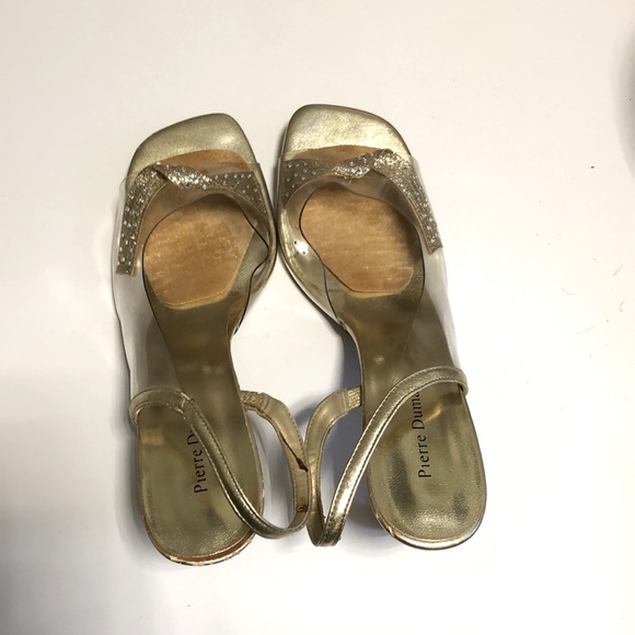 Pierre Dumas Gold Metallic Sandals Collection - Picture 2 of 5